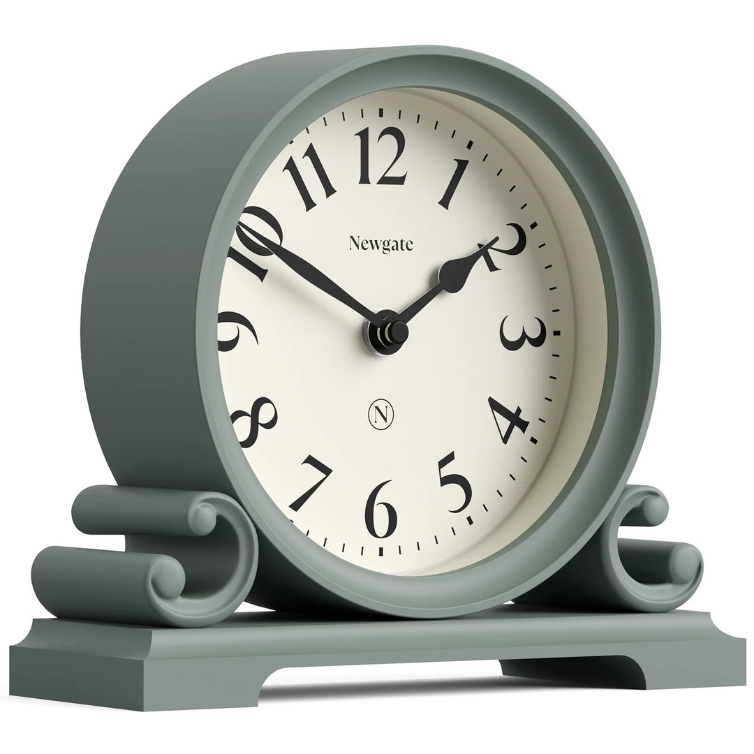 Newgate Divisadero Classic Modern Mantel Clock Asparagus Green 22cm NG-MANDIV183ASG 2