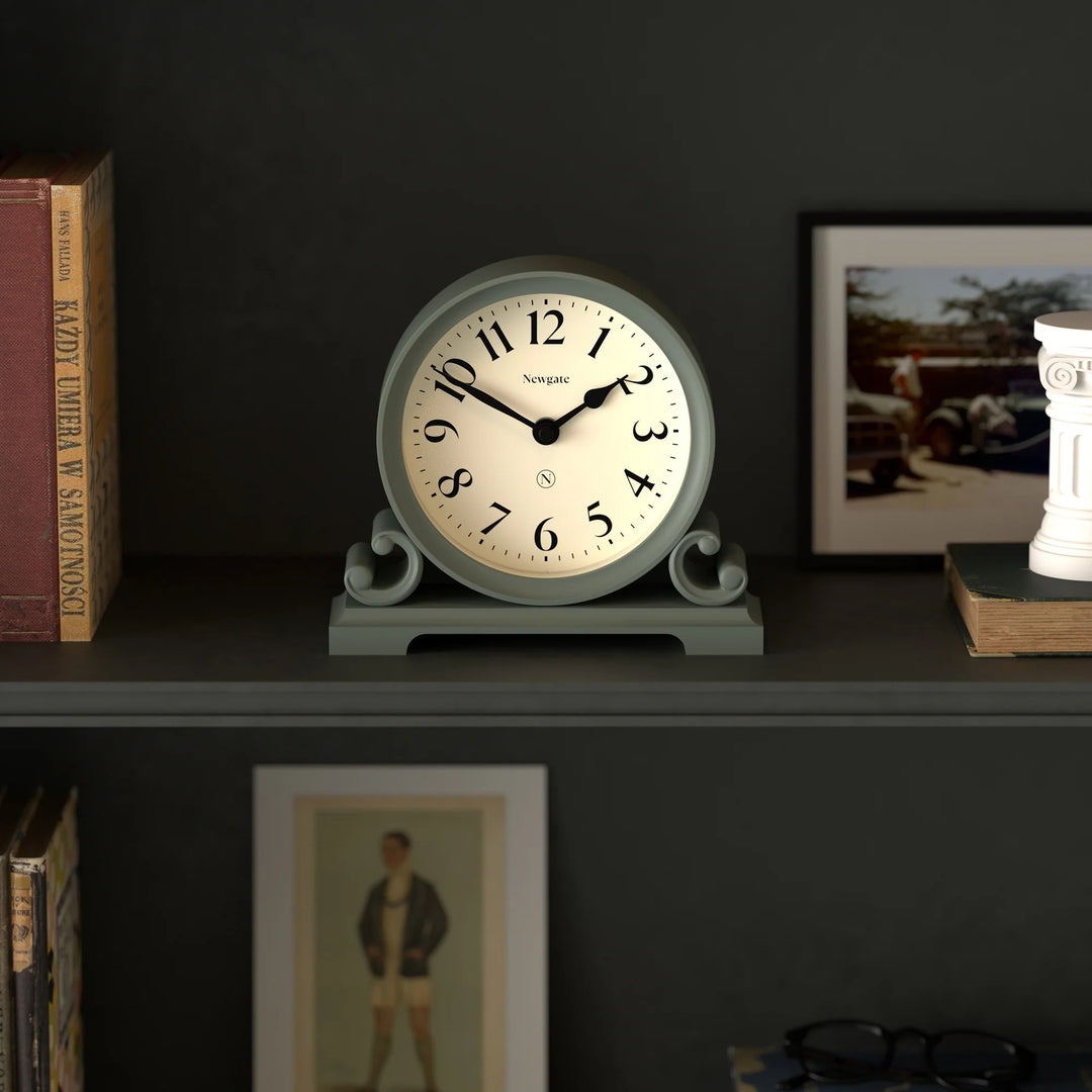 Newgate Divisadero Classic Modern Mantel Clock Asparagus Green 22cm NG-MANDIV183ASG 3
