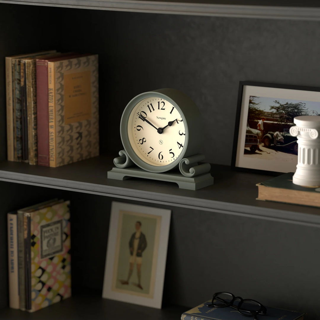 Newgate Divisadero Classic Modern Mantel Clock Asparagus Green 22cm NG-MANDIV183ASG 4