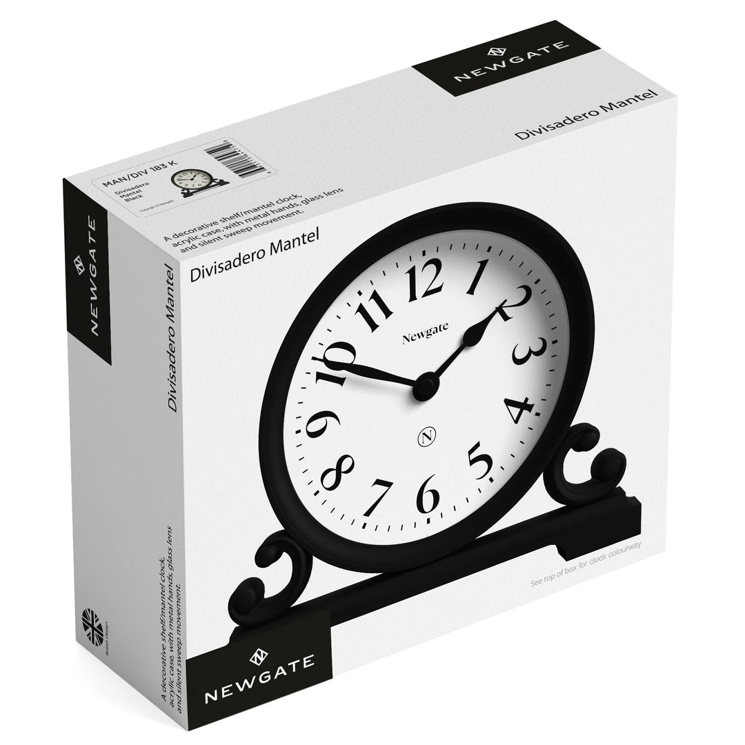Newgate Divisadero Classic Modern Mantel Clock Asparagus Green 22cm NG-MANDIV183ASG 8