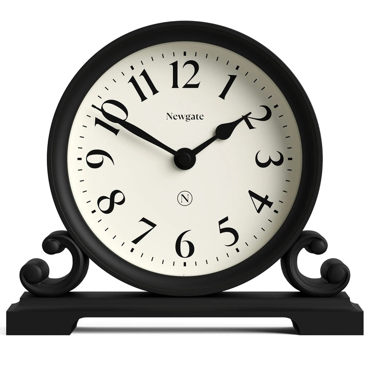 Newgate Divisadero Classic Modern Mantel Clock Black 22cm NG-MANDIV183K 1