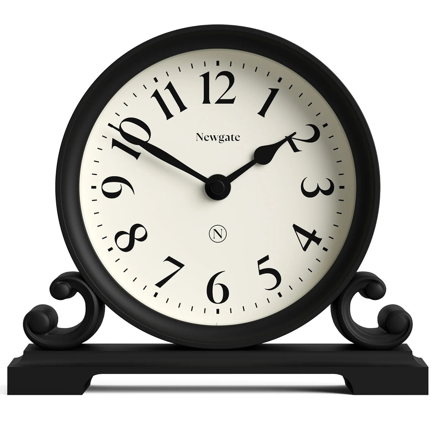 Newgate Divisadero Classic Modern Mantel Clock Black 22cm NG-MANDIV183K 1