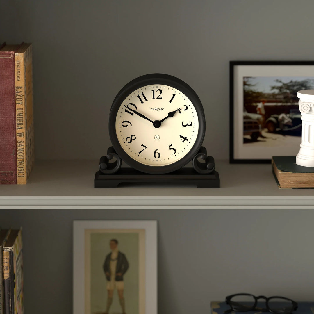 Newgate Divisadero Classic Modern Mantel Clock Black 22cm NG-MANDIV183K 3
