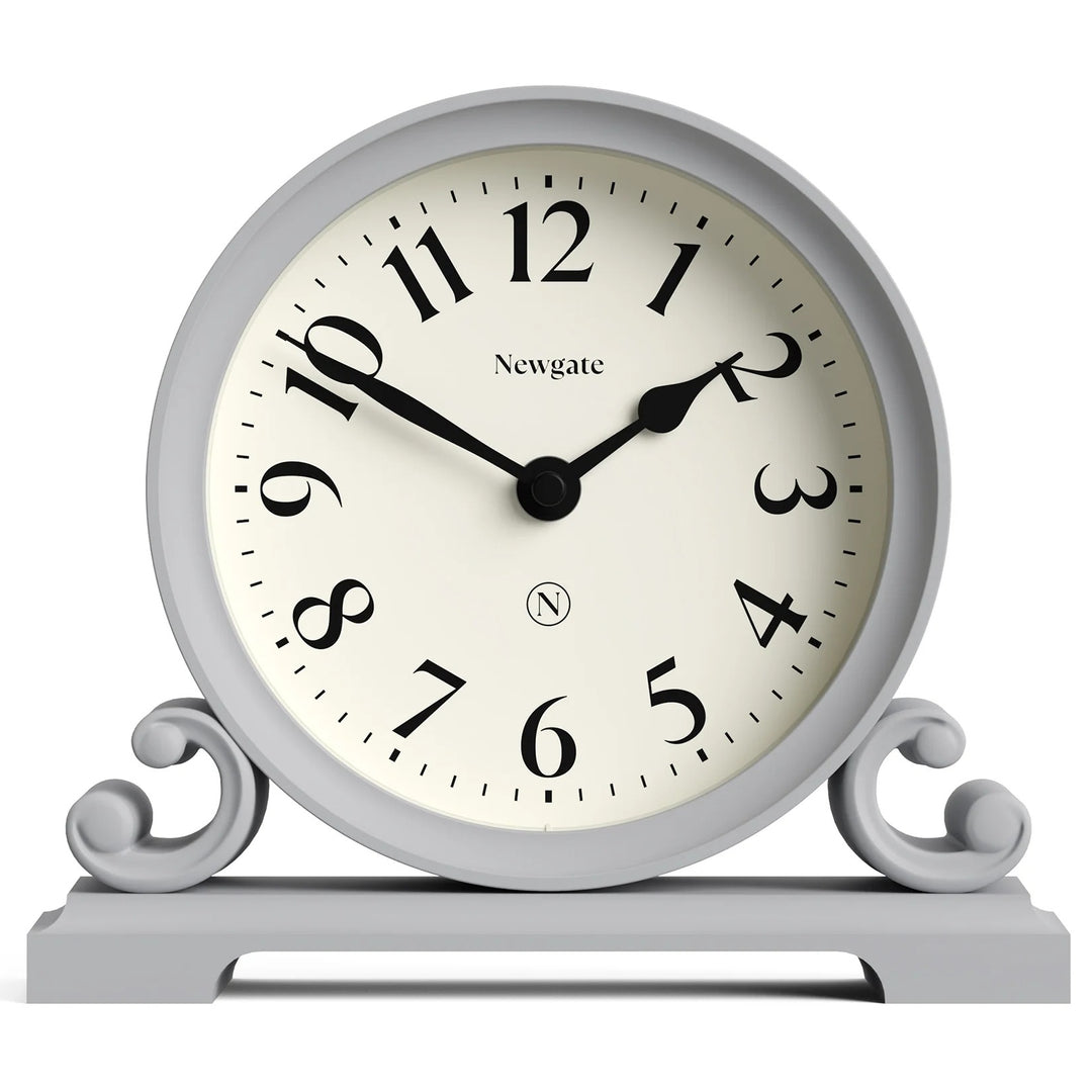 Newgate Divisadero Classic Modern Mantel Clock Clockwork Grey 22cm NG-MANDIV183CGY 1