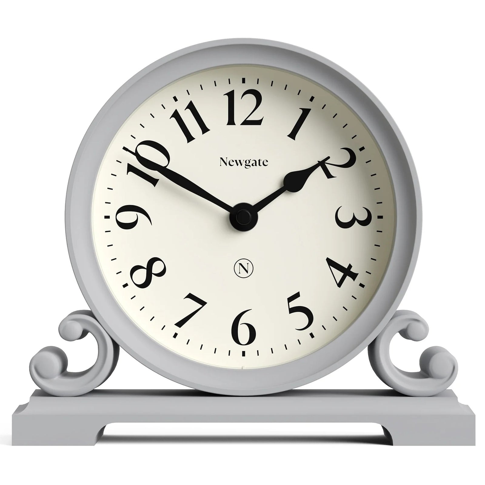 Newgate Divisadero Classic Modern Mantel Clock Clockwork Grey 22cm NG-MANDIV183CGY 1