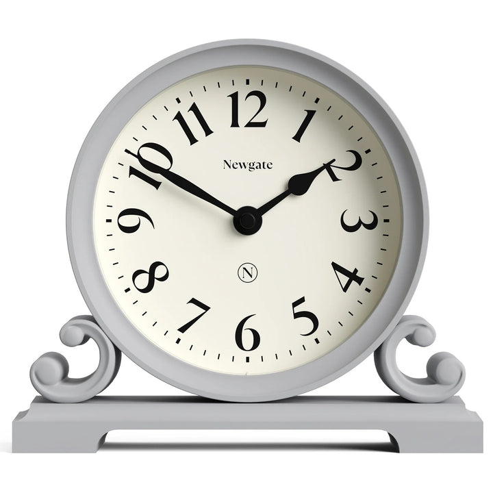 Newgate Divisadero Classic Modern Mantel Clock Clockwork Grey 22cm NG-MANDIV183CGY 1