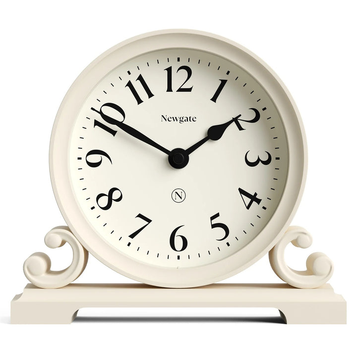 Newgate Divisadero Classic Modern Mantel Clock Cream 22cm NG-MANDIV183VC 1