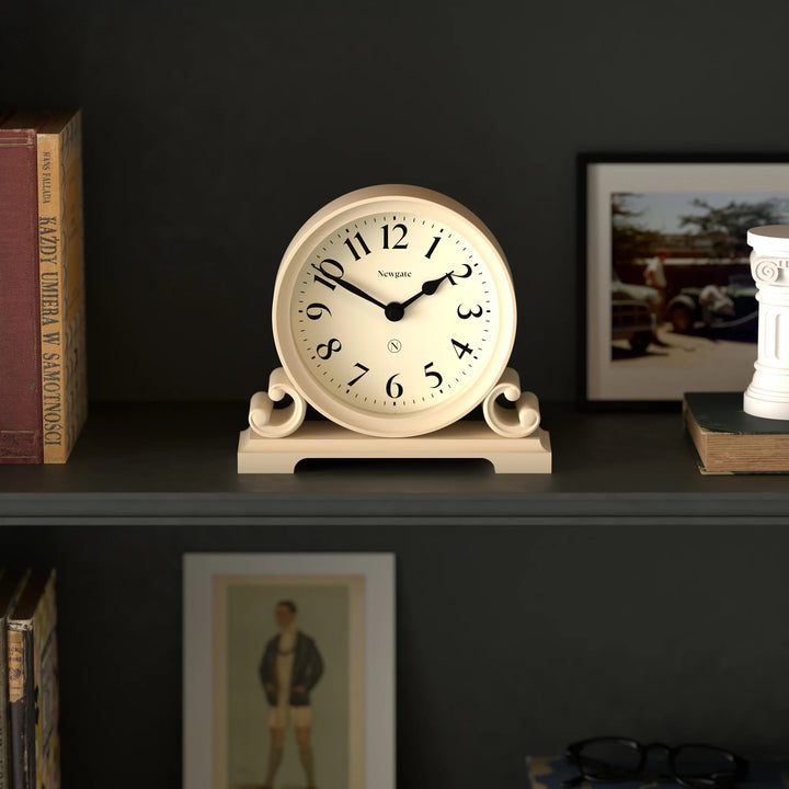 Newgate Divisadero Classic Modern Mantel Clock Cream 22cm NG-MANDIV183VC 3