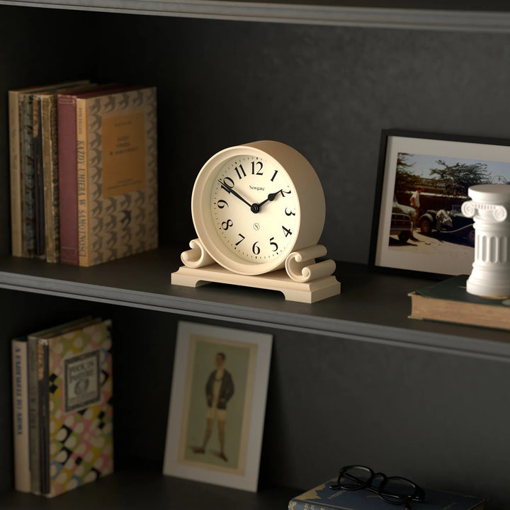Newgate Divisadero Classic Modern Mantel Clock Cream 22cm NG-MANDIV183VC 4