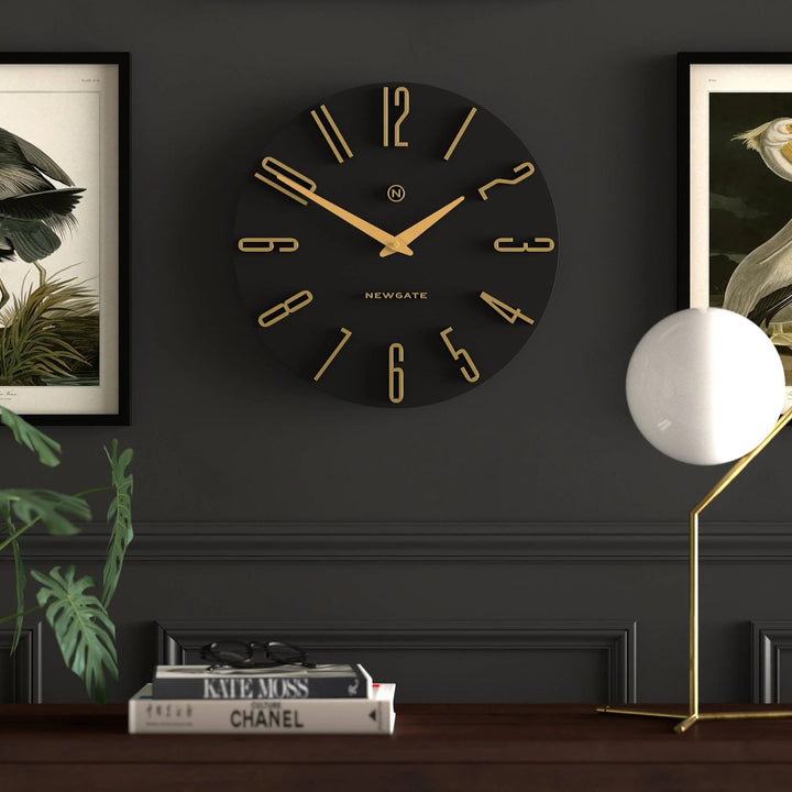 Newgate Empire State Art Deco Wall Clock Black 40cm NG-EMPIRE-K 3