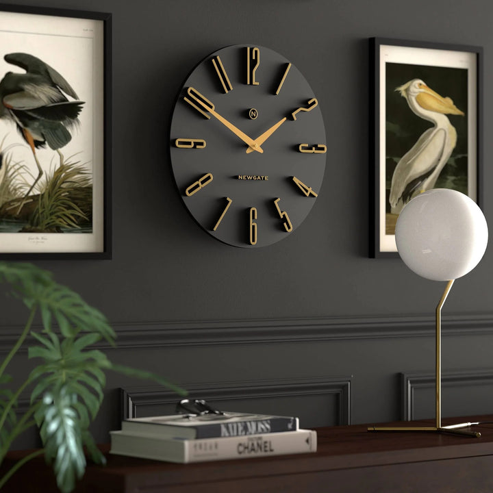 Newgate Empire State Art Deco Wall Clock Black 40cm NG-EMPIRE-K 4