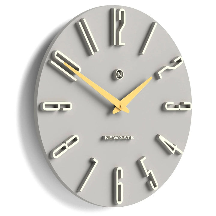 Newgate Empire State Art Deco Wall Clock Overcoat Grey 40cm NG-EMPIRE-OGY 2