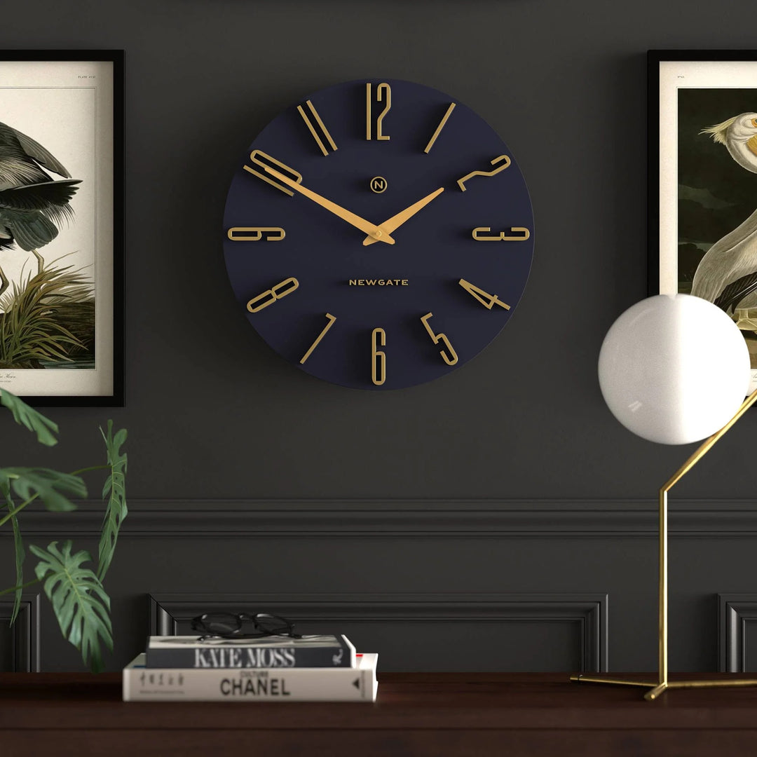 Newgate Empire State Art Deco Wall Clock Petrol Blue 40cm NG-EMPIRE-PEBL 3