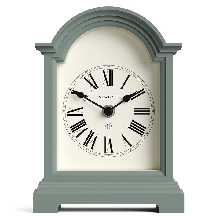 Newgate Fillmore Roman Numeral Mantel Clock Asparagus Green 22cm NG-MANFILL338ASG 1