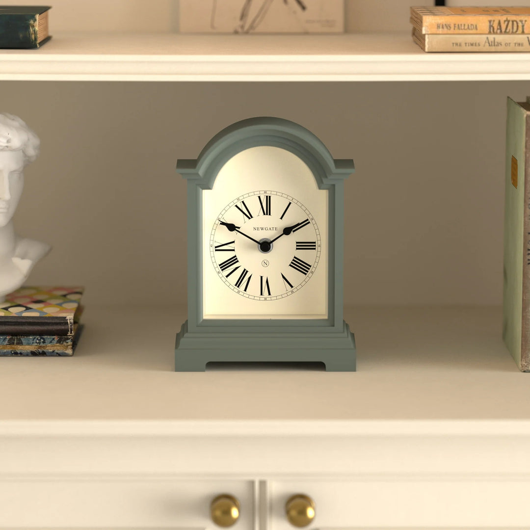 Newgate Fillmore Roman Numeral Mantel Clock Asparagus Green 22cm NG-MANFILL338ASG 3