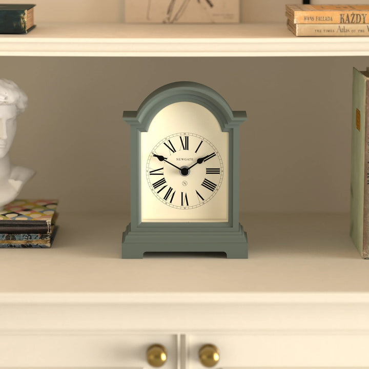 Newgate Fillmore Roman Numeral Mantel Clock Asparagus Green 22cm NG-MANFILL338ASG 3