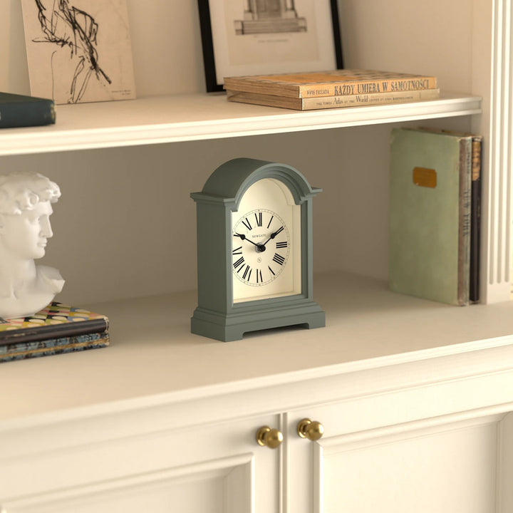 Newgate Fillmore Roman Numeral Mantel Clock Asparagus Green 22cm NG-MANFILL338ASG 4