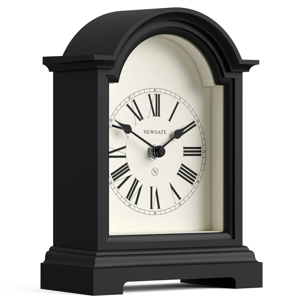 Newgate Fillmore Roman Numeral Mantel Clock Black 22cm NG-MANFILL338K 2