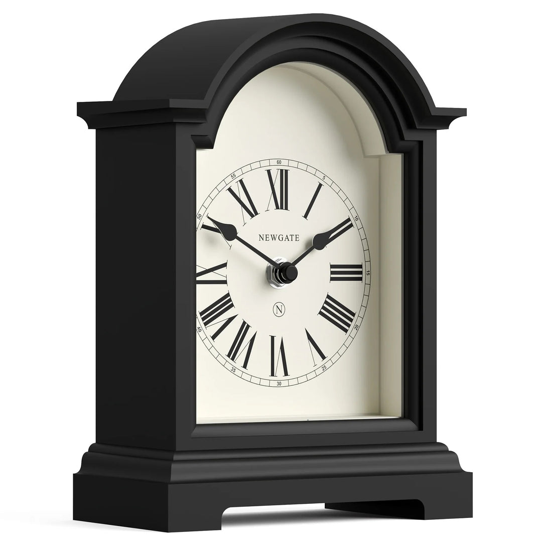 Newgate Fillmore Roman Numeral Mantel Clock Black 22cm NG-MANFILL338K 2