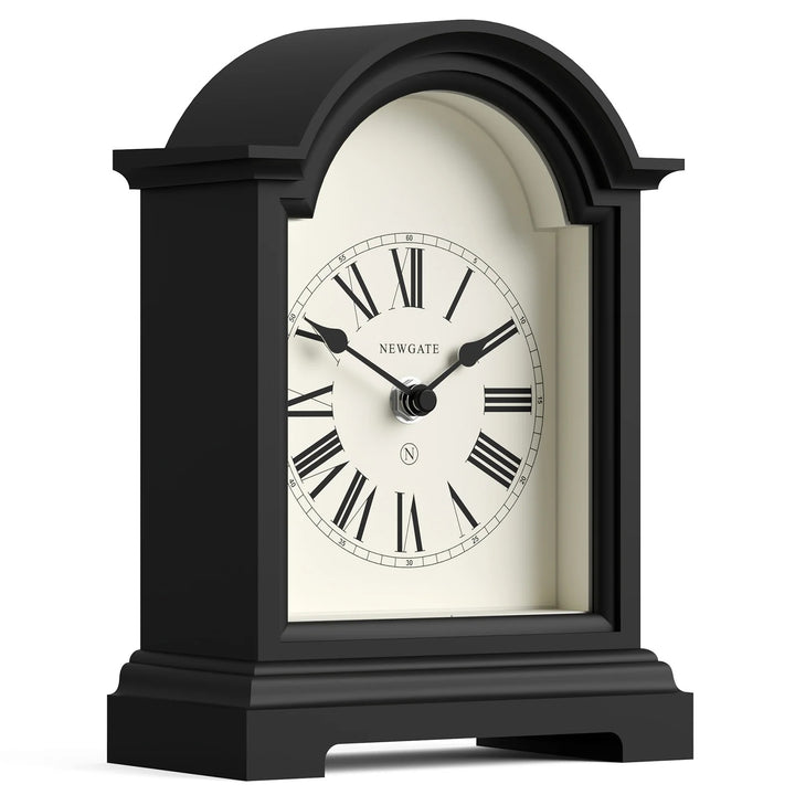 Newgate Fillmore Roman Numeral Mantel Clock Black 22cm NG-MANFILL338K 2