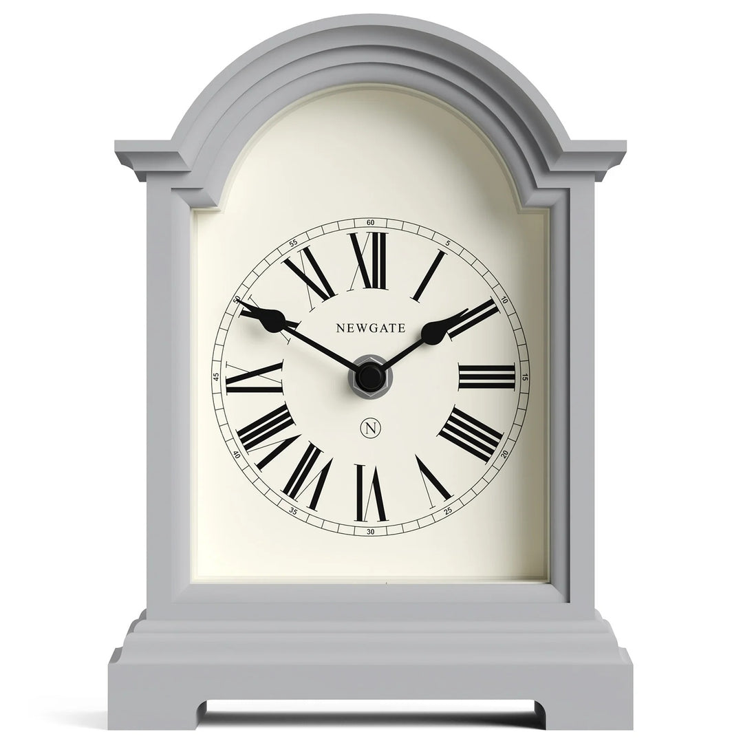 Newgate Fillmore Roman Numeral Mantel Clock Clockwork Grey 22cm NG-MANFILL338CGY 1