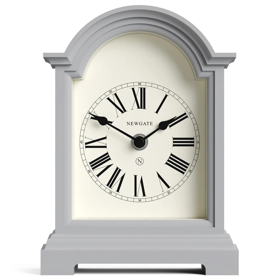 Newgate Fillmore Roman Numeral Mantel Clock Clockwork Grey 22cm NG-MANFILL338CGY 1