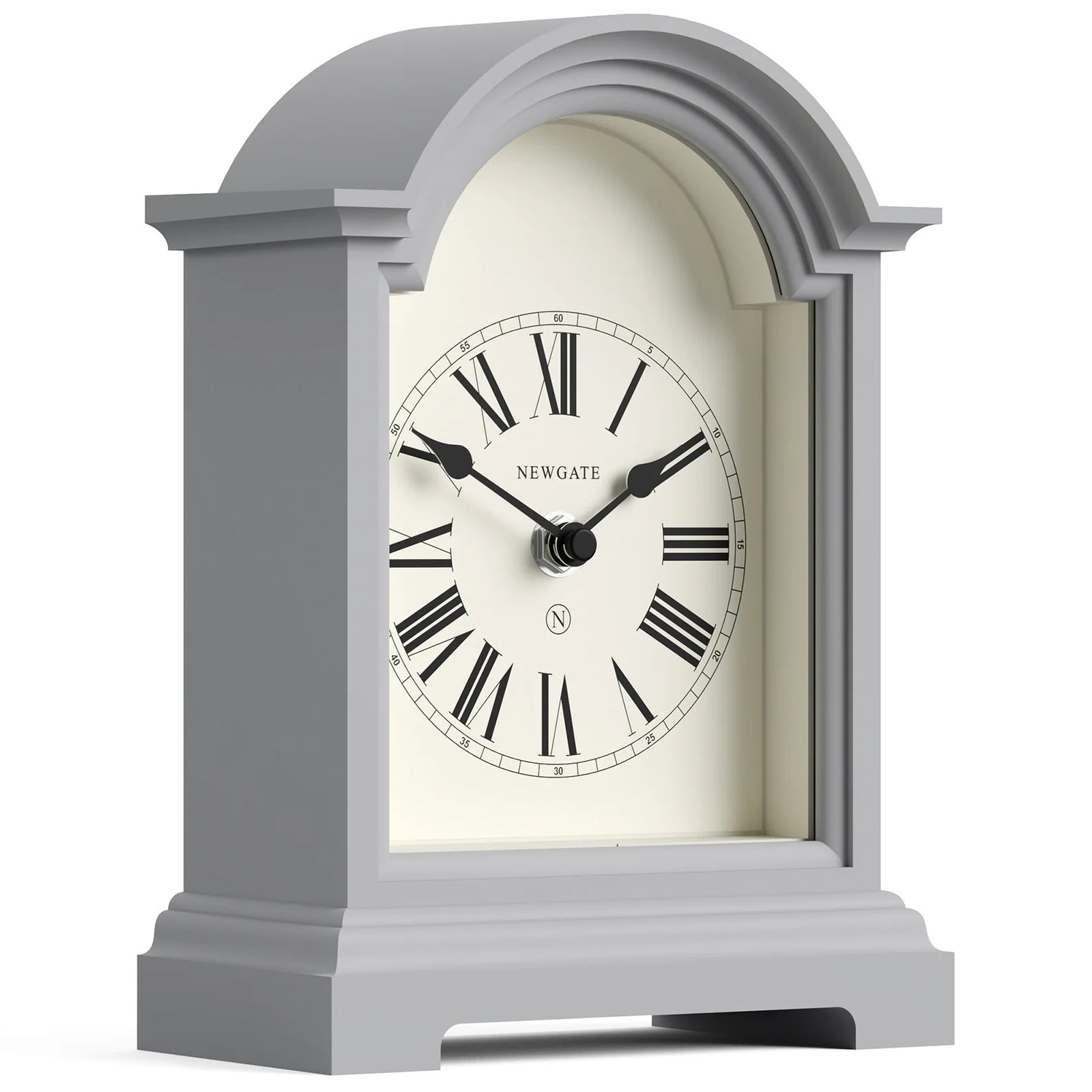 Newgate Fillmore Roman Numeral Mantel Clock Clockwork Grey 22cm NG-MANFILL338CGY 2