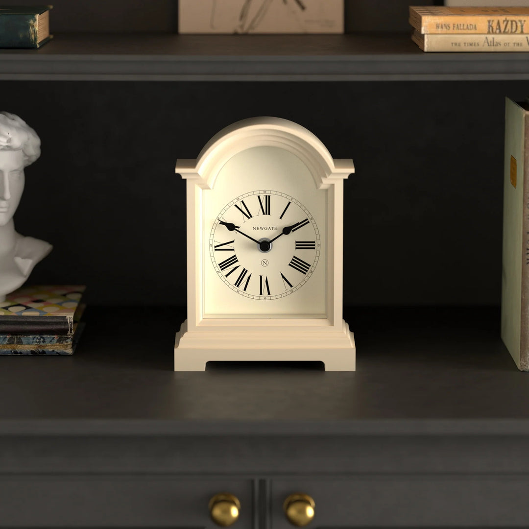 Newgate Fillmore Roman Numeral Mantel Clock Cream 22cm NG-MANFILL338VC 3
