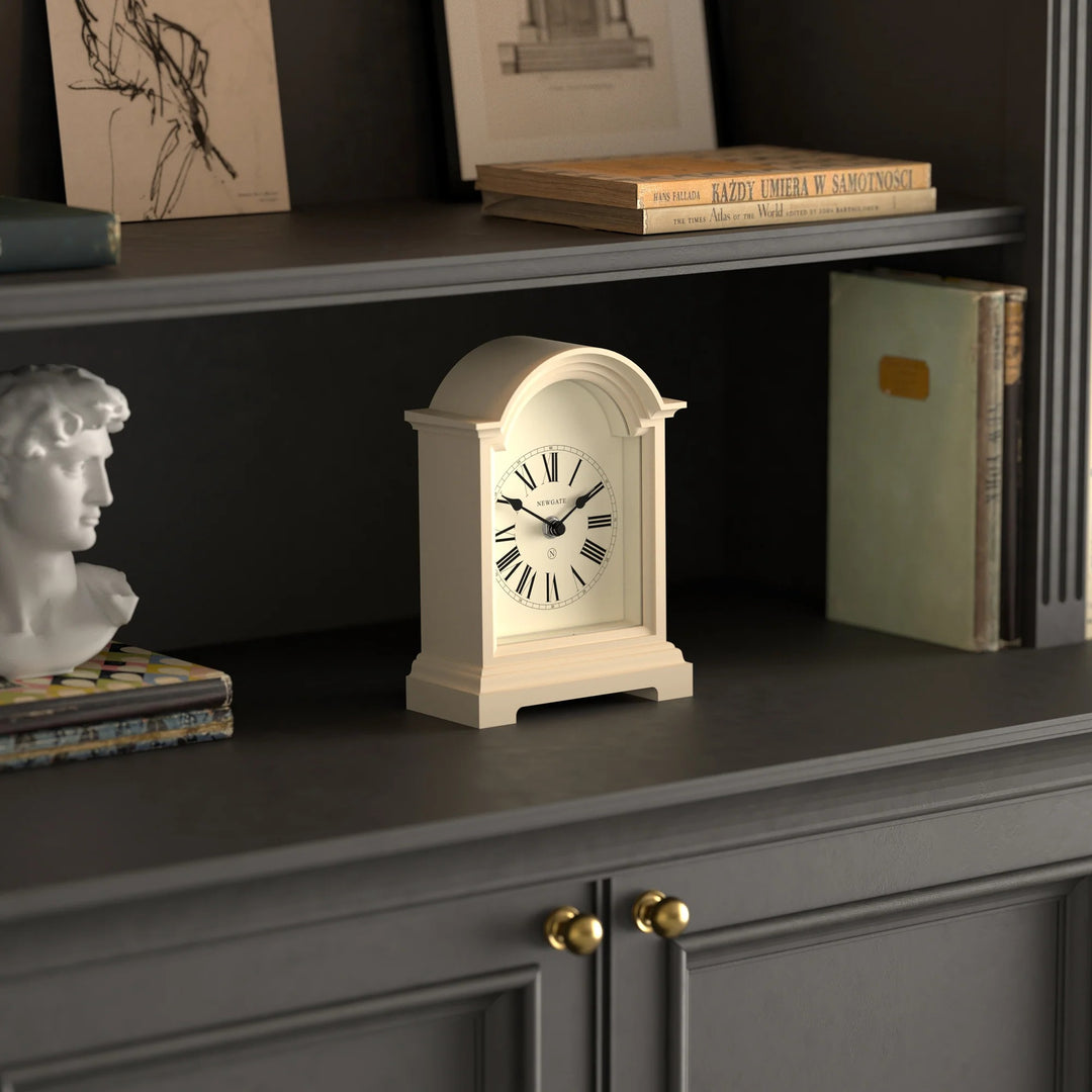 Newgate Fillmore Roman Numeral Mantel Clock Cream 22cm NG-MANFILL338VC 4