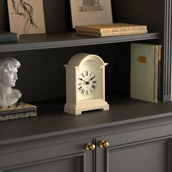 Newgate Fillmore Roman Numeral Mantel Clock Cream 22cm NG-MANFILL338VC 4
