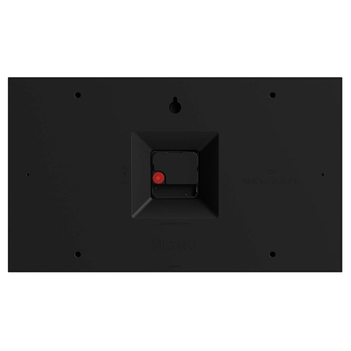 Newgate Metro Retro Mid Century Bold Wall Clock Black 42cm NG-MET3K 7