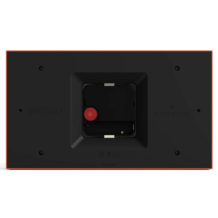 Newgate Mini Metro Retro Compact Bold Mantel Clock Orange 22cm NG-MANMMET3PO 7