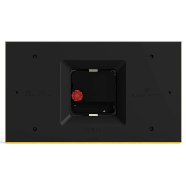 Newgate Mini Metro Retro Compact Bold Mantel Clock Yellow 22cm NG-MANMMET3CY 7