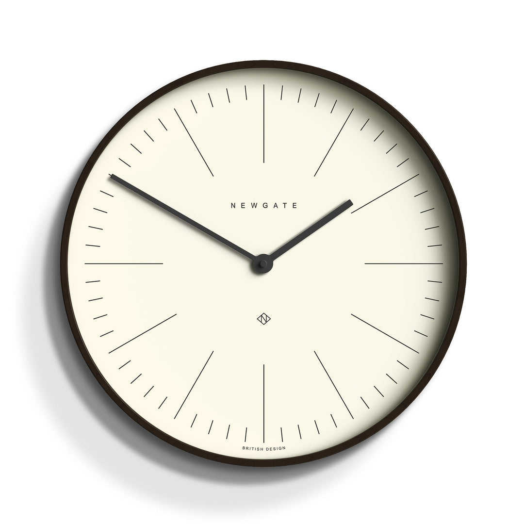 Newgate Mr Clarke Dark Wood Wall Clock Marker Dial 41cm NGMRC160DPLY40 1 #size_41cm