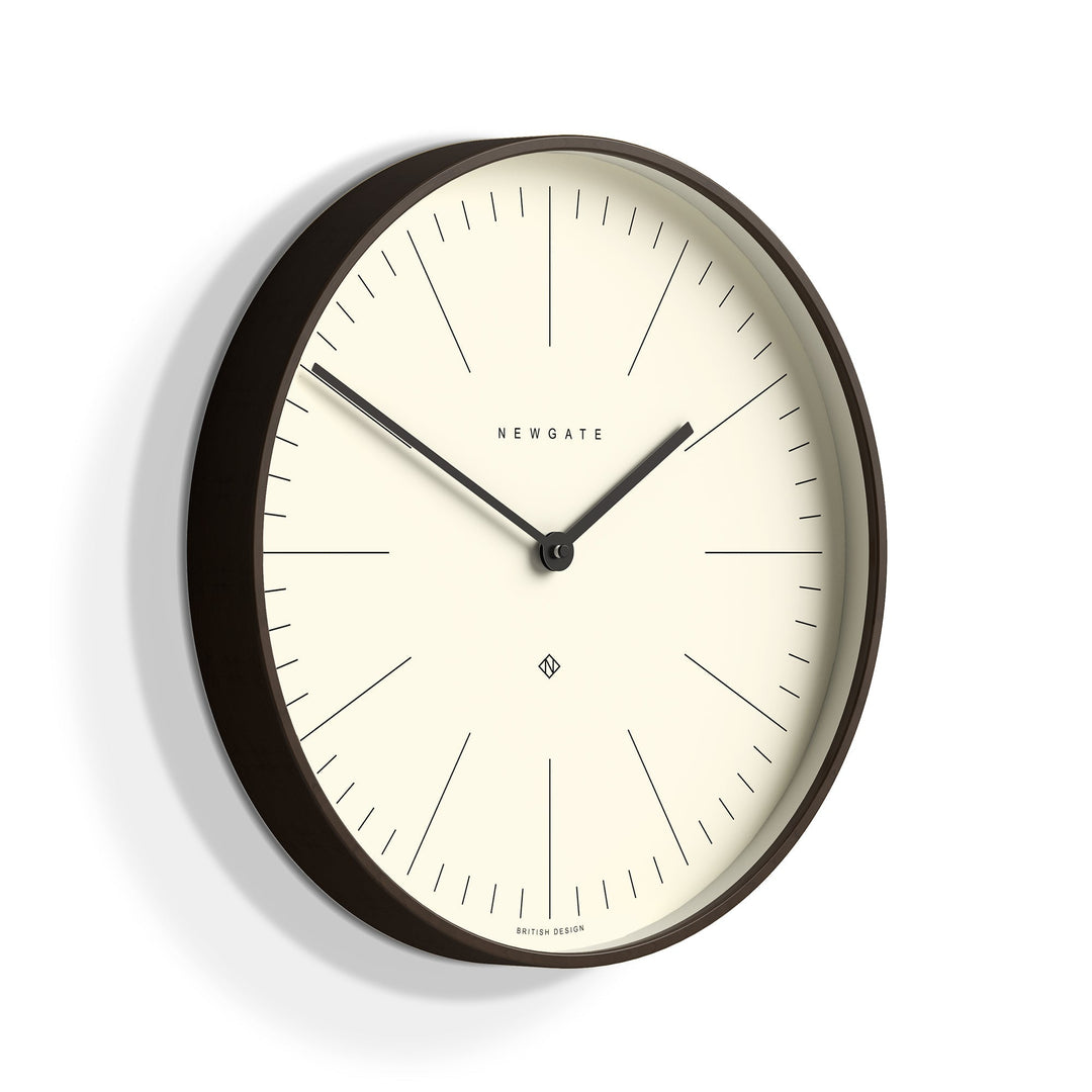 Newgate Mr Clarke Dark Wood Wall Clock Marker Dial 41cm NGMRC160DPLY40 2 #size_41cm