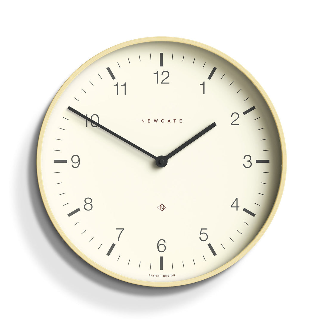Newgate Mr Clarke Pale Wood Wall Clock Arabic Dial 41cm NGMRC159PLY40 1 