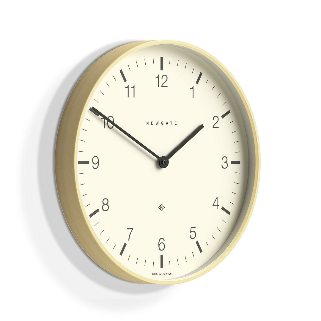 Newgate Mr Clarke Pale Wood Wall Clock Arabic Dial 41cm NGMRC159PLY40 2 