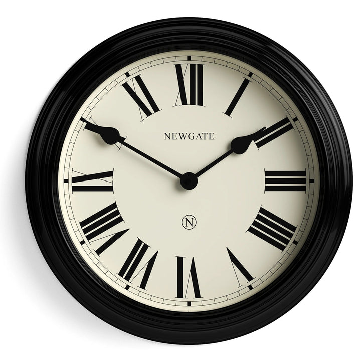 Newgate Notting Hill Metal Roman Numeral Wall Clock Black 45cm NG-NOTT321K 1