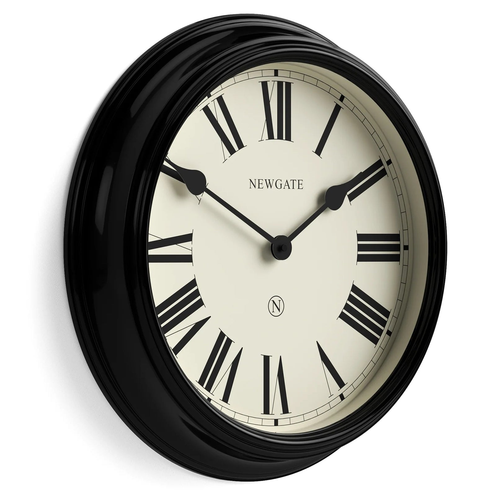 Newgate Notting Hill Metal Roman Numeral Wall Clock Black 45cm NG-NOTT321K 2