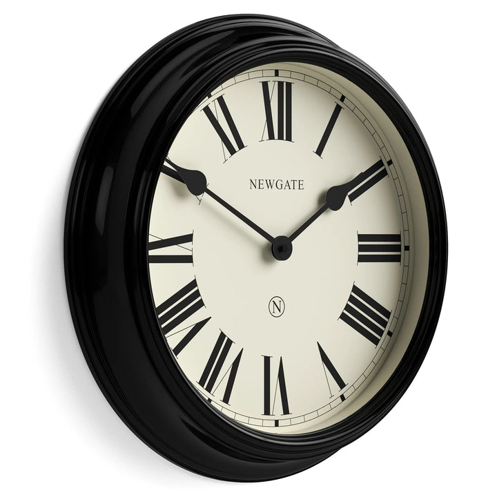 Newgate Notting Hill Metal Roman Numeral Wall Clock Black 45cm NG-NOTT321K 2