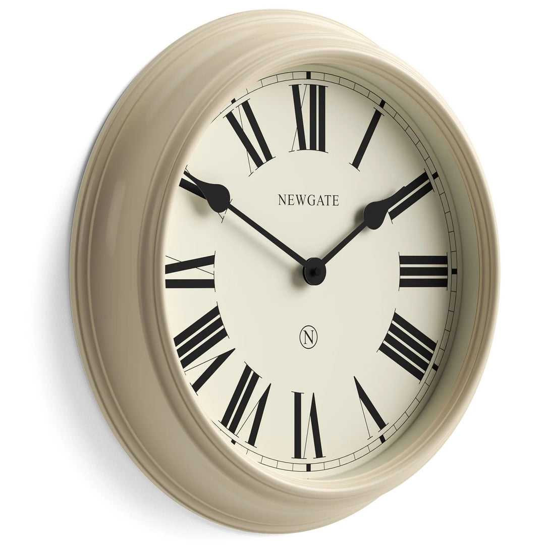 Newgate Notting Hill Metal Roman Numeral Wall Clock Cream 45cm NG-NOTT321VC 2