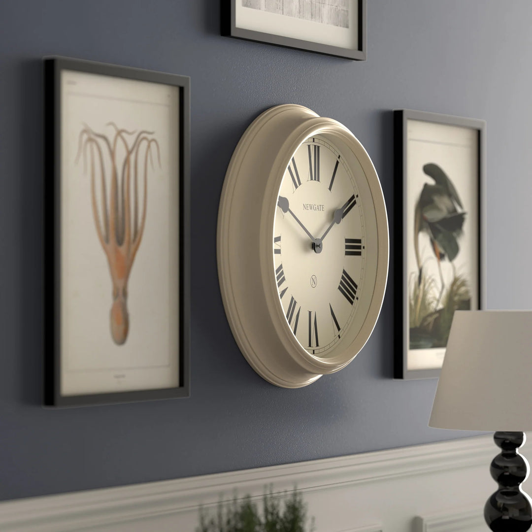 Newgate Notting Hill Metal Roman Numeral Wall Clock Cream 45cm NG-NOTT321VC 4