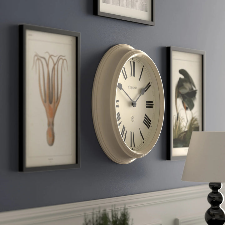Newgate Notting Hill Metal Roman Numeral Wall Clock Cream 45cm NG-NOTT321VC 4