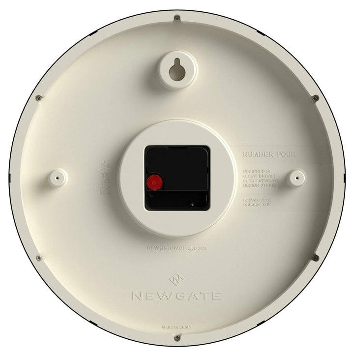 Newgate Number Four Theatre Bold Wall Clock Medium Faux Wood 30cm NG-NUMFOU240MFW 7
