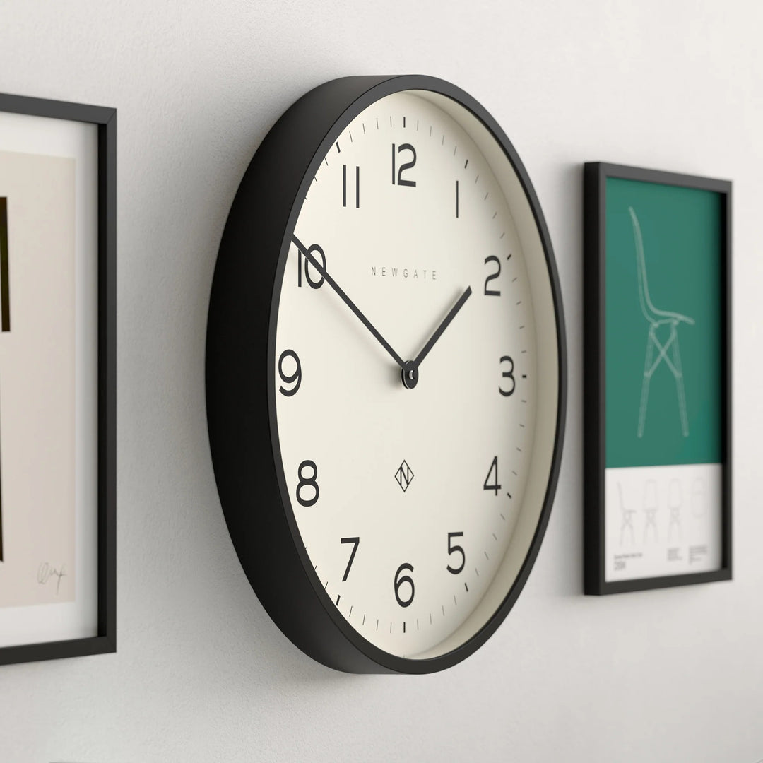 Newgate Number Two Echo Theatre Dial Wall Clock Black 45cm NG-NUMTWO149K 4