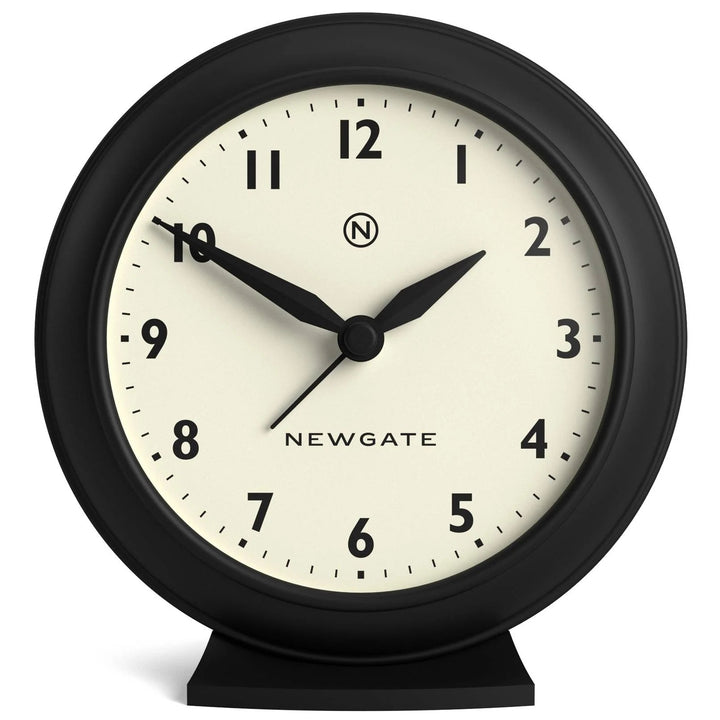 Newgate Pacific Domed Glass Retro Alarm Clock Black 13cm NG-ALMPAC13K 1