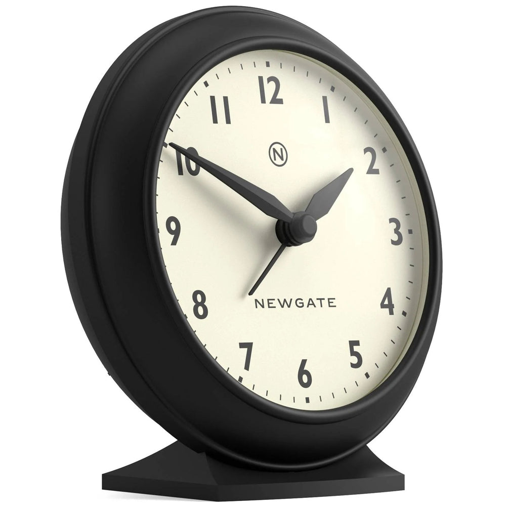 Newgate Pacific Domed Glass Retro Alarm Clock Black 13cm NG-ALMPAC13K 2