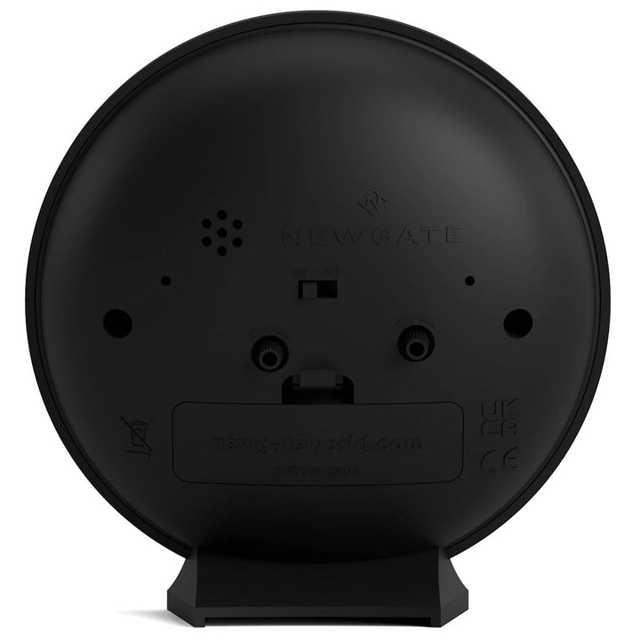 Newgate Pacific Domed Glass Retro Alarm Clock Black 13cm NG-ALMPAC13K 7