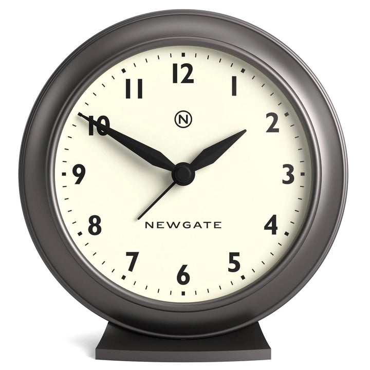 Newgate Pacific Domed Glass Retro Alarm Clock Graphite 13cm NG-ALMPAC13MGR 1