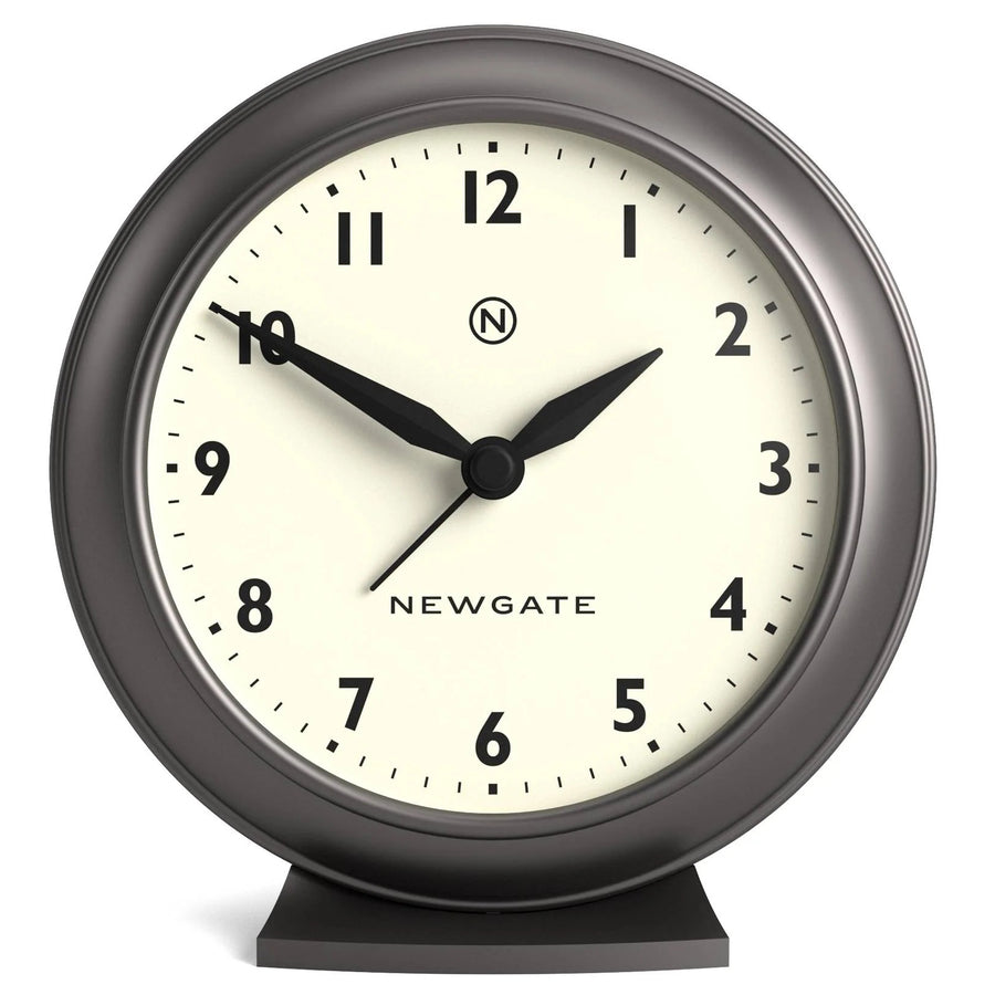 Newgate Pacific Domed Glass Retro Alarm Clock Graphite 13cm NG-ALMPAC13MGR 1